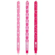 Długopisy - Długopis wymazywalny Pink Love 0.5mm niebieski HA 4120 01PL-3 HAPPY COLOR - miniaturka - grafika 1
