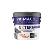 Farby zewnętrzne - Elewacyjna farba strukturalna Exteria grafitowy 4,5 l - miniaturka - grafika 1
