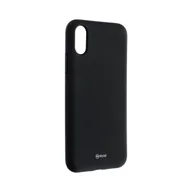 Etui i futerały do telefonów - JELLY Futerał Roar Colorful Case - do Iphone X / XS Czarny - miniaturka - grafika 1