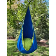 Fotele ogrodowe wiszące - Huśtawka Hamaka.eu Závěsná houpačka Kolor: niebieski - miniaturka - grafika 1