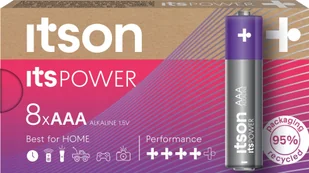 itson itsPOWER battery Alkaline LR03IPO/8CB - Baterie i akcesoria - miniaturka - grafika 1