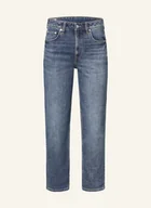 Spodnie damskie - Gant Jeansy Straight Cropped Straight blau - GANT - miniaturka - grafika 1