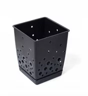 Suszarki do naczyń - Altom OCIEKACZ DO SZTUĆCÓW Z PODSTAWKĄ BĄBLE COSMOS CZARNY 5903456011338 - miniaturka - grafika 1