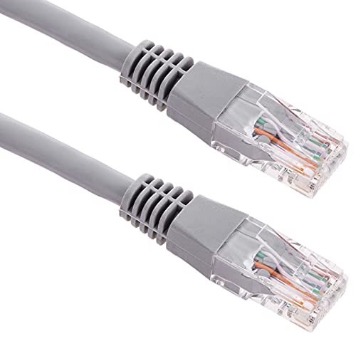 BeMatik - Kabel sieciowy Ethernet RJ45 LSHF UTP kat. 6 szary 10 m
