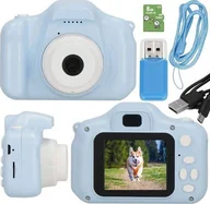 Aparaty Cyfrowe - Springos Aparat dla dzieci cyfrowa kamera full HD z kartą 8GB niebieski UNIWERSALNY - miniaturka - grafika 1
