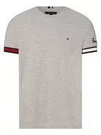 Koszulki męskie - Tommy Hilfiger - T-shirt męski, szary - miniaturka - grafika 1