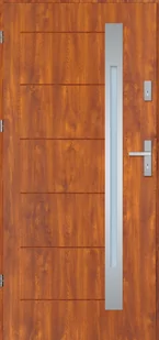 Drzwi wejściowe 72 Tuluza 90 cm lewa dąb złoty - Drzwi zewnętrzne - miniaturka - grafika 1