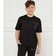 Koszulki dla chłopców - EA7 T-shirt Oversize fit - miniaturka - grafika 1