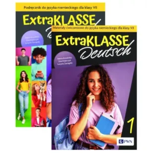 Pakiet Extraklasse. Deutsche 1. Podręcznik z zeszytem ćwiczeń do szkoły podstawowej dla klasy VII - Książki do nauki języka niemieckiego - miniaturka - grafika 1