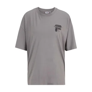 Damska Koszulka z krótkim rękawem FILA BALJE OVERSIZED FAW0442-80027 – Szary - Koszulki i topy damskie - miniaturka - grafika 1