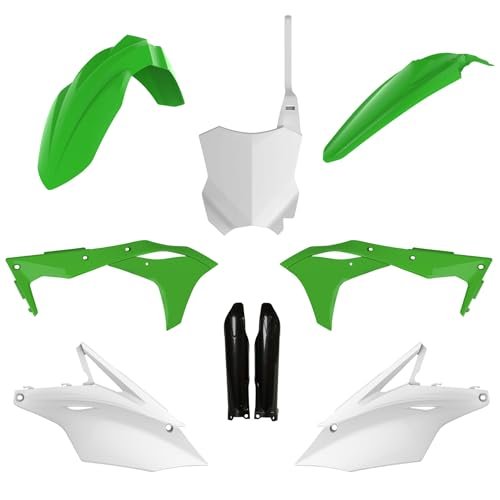 POLISPORT KAWASAKI kompletny zestaw z tworzywa sztucznego (C/osłony widelca) KAWASAKI Kolor OEM 19