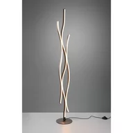Lampy stojące - Blaze lampa podłogowa srebrno czarna ściemnialna LED 441210305 Trio  - miniaturka - grafika 1