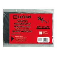 Folie i membrany dachowe - Płachta remontowo-budowlana czarna 5 x 2 m - miniaturka - grafika 1