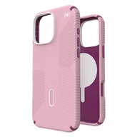Etui i futerały do telefonów - Speck Presidio2 Grip ClickLock & MagSafe - Etui iPhone 16 Pro Max (Wednesday Pink / Boysenberry Purple / White) - miniaturka - grafika 1