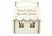 Dzień Babci i Dzień Dziadka - Domek na słodycze z imieniem na Dzień Dziadka - 1 szt. - miniaturka - grafika 1