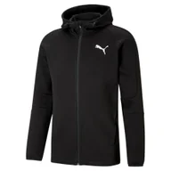 Bluzy sportowe damskie - Bluza z kapturem Puma Evostripe Core Fz, Mężczyźni - miniaturka - grafika 1