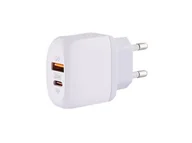Ładowarki do telefonów - Ładowarka sieciowa MYWAY 20W USB-C PD + QC3.0 - miniaturka - grafika 1