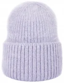 Czapki damskie - Angorowa ciepła czapka Everyday pastel cz22301-2 - miniaturka - grafika 1