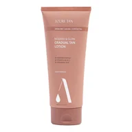 Bronzery i konturowanie twarzy - Azure Tan Nourish & Glow Stopniowo opalający balsam do ciała, light-medium - miniaturka - grafika 1
