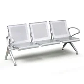 Inne meble biurowe - B2B Partner Ławka do poczekalni STRONG PLUS, 3-miejscowa 801-3-12 spray - miniaturka - grafika 1
