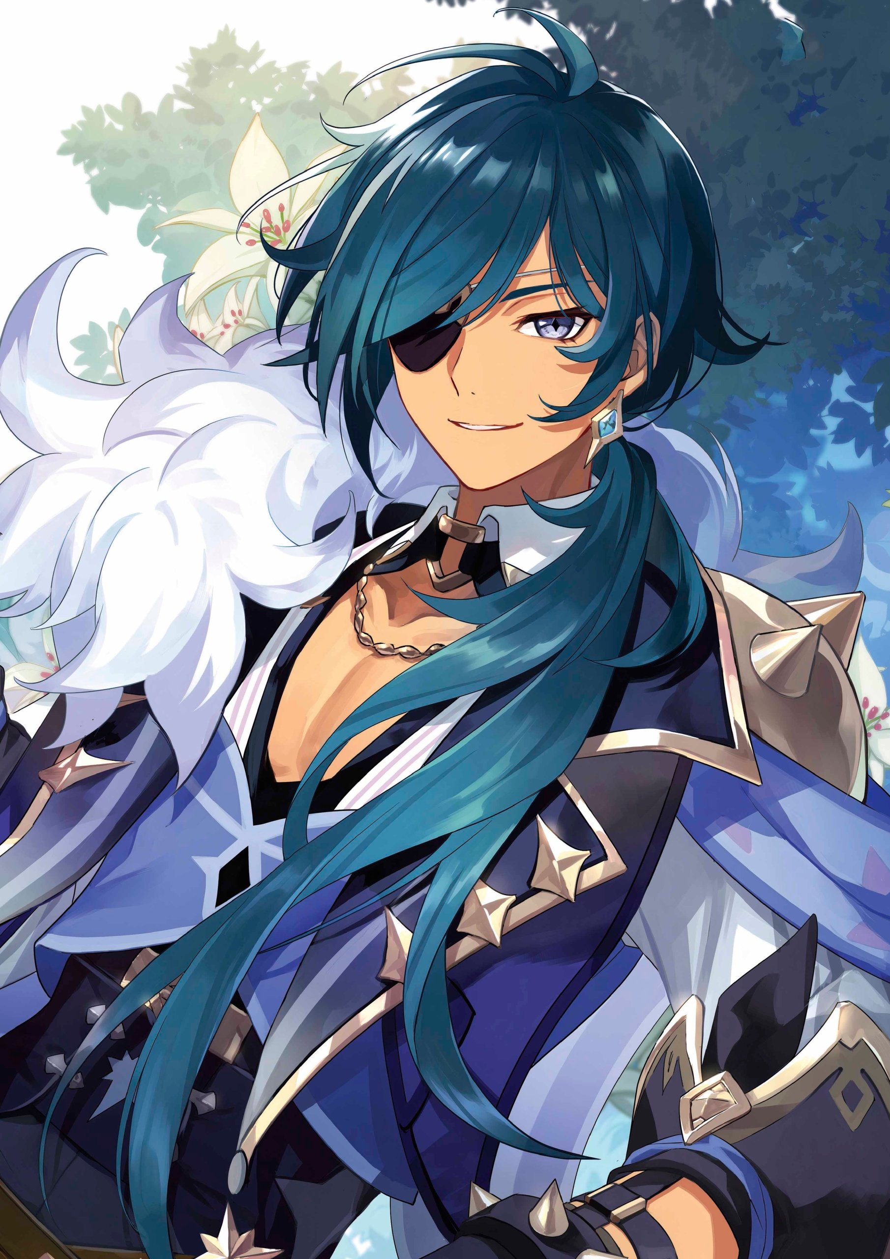 Plakat A3 Genshin Impact Anime Gra Kaeya Alberich