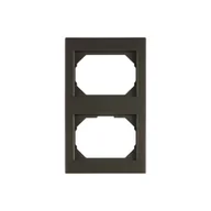 Klawisze i ramki - VILMA Ramka podwójna pionowa grafitowa VILMA RV02GR - miniaturka - grafika 1