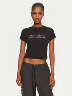 Koszulki i topy damskie - Juicy Couture T-Shirt Mon Amour JCSCT224407 Czarny Slim Fit - miniaturka - grafika 1