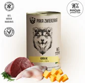 Mokra karma dla psów - Paka Zwierzaka Paka Zwierzaka Królik i dzik z dynią 400g) 53406-uniw - miniaturka - grafika 1