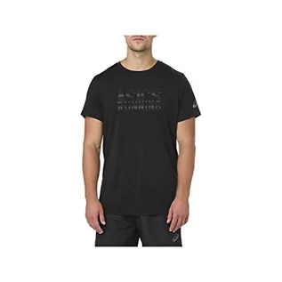 Koszulki sportowe męskie - Asics Graphic męska koszulka z krótkim rękawem czarny Balance Black L - grafika 1