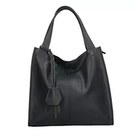 Torebki damskie - FELIPA Damska torebka na ramię, ciemnoniebieska, granatowy - miniaturka - grafika 1