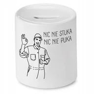 Skarbonki - SKARBONKA DLA MECHANIKA NIC NIE STUKA NIC NIE PUKA z Nadrukiem ze Zdjęciem - miniaturka - grafika 1