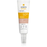 Kremy do twarzy z filtrem - Sesderma Repaskin Silk Touch Color, Fluid przeciwsłoneczny do twarzy wyrównujący kolor skóry SPF50 - miniaturka - grafika 1