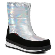 Śniegowce damskie - CMP Śniegowce Kids Rae Snow Boots Wp 39Q4964J Silver U303 - miniaturka - grafika 1