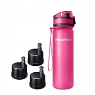 Butelki filtrujące - Butelka filtrująca Aquaphor City z 3 filtrami różowa - miniaturka - grafika 1