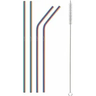 Słomki do napojów - Lamart SŁOMKI METALOWE TĘCZOWE 4 SZT STRAW LT7053 > PROMOCJA! ZA KAŻDE WYDANE 500 ZŁ OTRZYMASZ BON 65ZŁ NA ZAKUPY W NEONET - miniaturka - grafika 1
