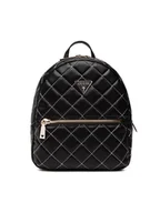 Plecaki - Guess Plecak Cessily Backpack HWQC76 79320 Czarny - miniaturka - grafika 1