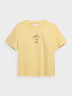Koszulki i topy damskie - Damska koszulka z nadrukiem OUTHORN TSD619 - Outhorn - grafika 1