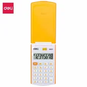 Kalkulatory - Kalkulator Deli 39217 pomarańczowy - miniaturka - grafika 1