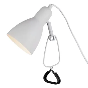 Zaciskowa lampa stołowa Mara 3194923 Nave tuba regulowana biała - Lampy stojące - miniaturka - grafika 1