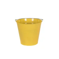 Miotły, szufle, mopy - Wiadro emaliowane żółte 7l Rim Kowalczyk - miniaturka - grafika 1