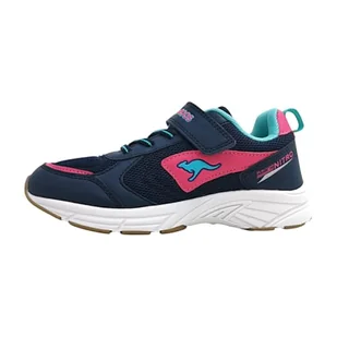KangaROOS Dziewczęce K-NI Chino Ev halowe buty sportowe, Dk Navy Daisy Pink, 31 EU - Buty dla dziewczynek - miniaturka - grafika 1