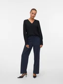 Bluzki damskie - Vero Moda Bluzka w kolorze czarnym - miniaturka - grafika 1