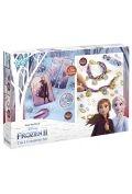 Zabawki kreatywne - Zestaw kreatywny 2w1 diamentowa mozaika i bransoletki Kraina Lodu Frozen - miniaturka - grafika 1