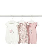 Rampersy - Mayoral Komplet romperów 1731 Różowy Regular Fit - miniaturka - grafika 1