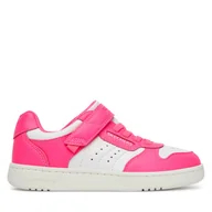 Buty dla dziewczynek - Sneakersy Skechers Quick Street-Style Stride 310241L/NPW Różowy - miniaturka - grafika 1