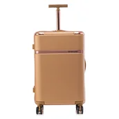 Walizki - Duża walizka podróżna bagaż ABS 24" - złota Semi Line - miniaturka - grafika 1