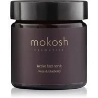 Kremy do twarzy - Mokosh Rose & Blueberry nawilżający peeling do twarzy 60 ml - miniaturka - grafika 1