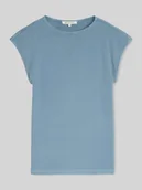 Koszulki i topy damskie - krój regular fit t-shirt z mieszanki bawełny - miniaturka - grafika 1