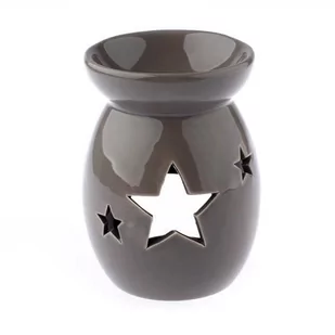 NoName Kominek ceramiczny gwiazdy 9,8 x 14 x 9,8 cm brązowy 510 - Aromaterapia - miniaturka - grafika 1