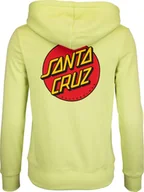 Bluzy damskie - bluza damska SANTA CRUZ CLASSIC DOT CHEST HOOD Aloe Green - miniaturka - grafika 1